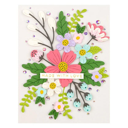 Be Bold Blooms Etched Dies / Suaje de Flores Dados de Corte / Suajes / Troqueles Spellbinders
