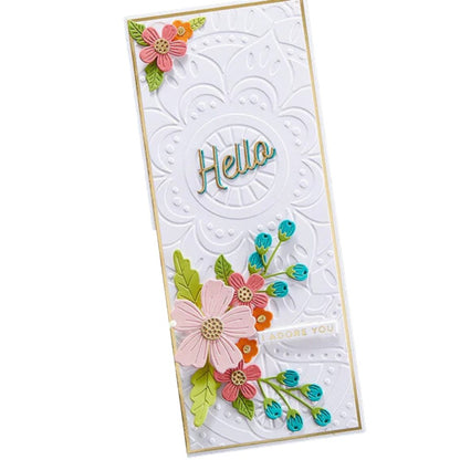 Be Bold Blooms Etched Dies / Suaje de Flores Dados de Corte / Suajes / Troqueles Spellbinders