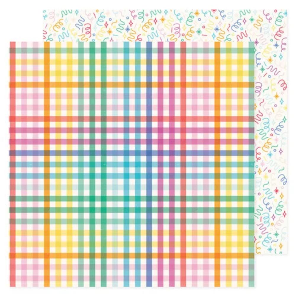 All The Cake Double-Sided Paper Pad 12" / Block de Papel Doble Cara Todo El Pastel Papel Pebbles