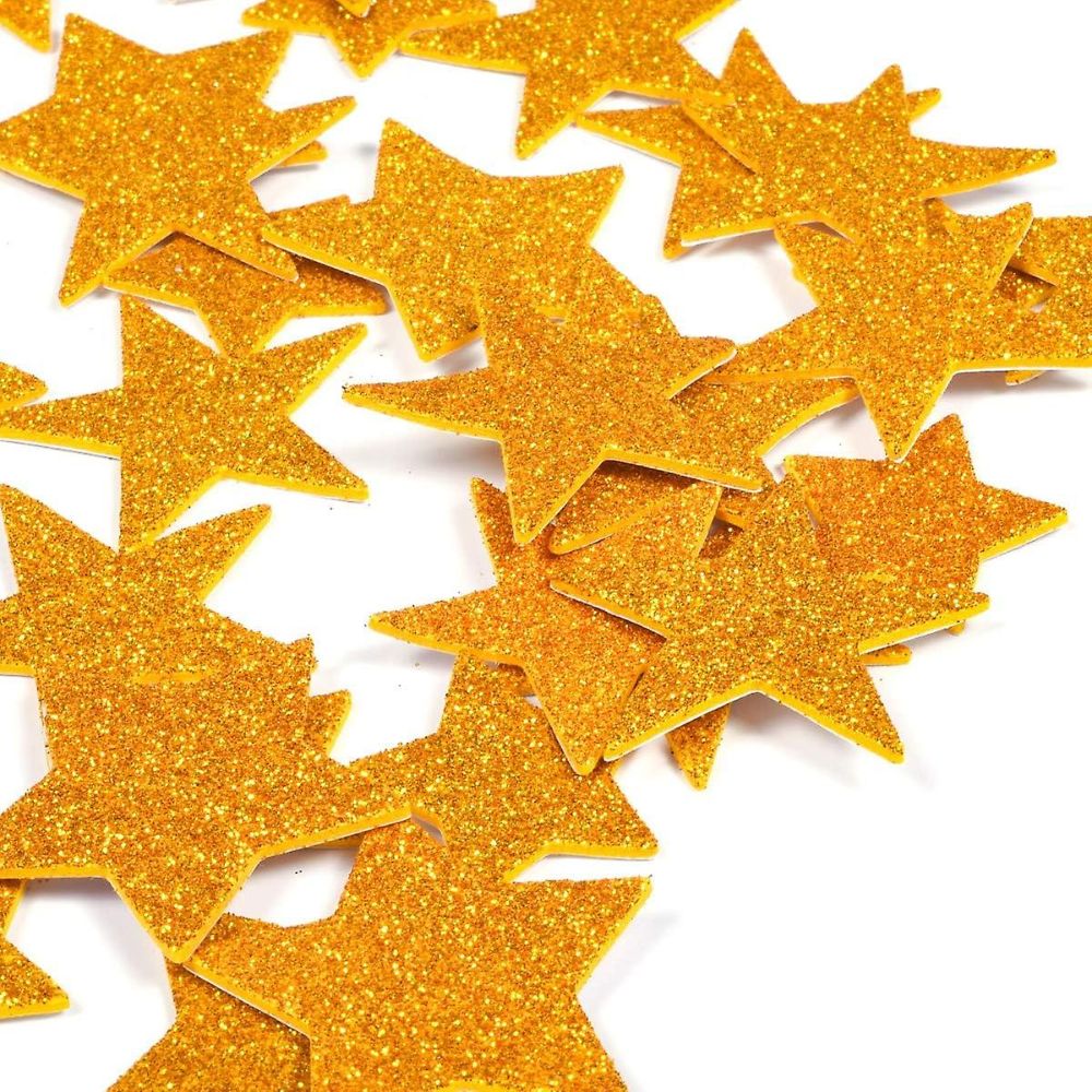 Glitter Foam Gold Sheets 8x12" / Hojas de Foamy Metalizado Dorado Acetato y Especializados Craft For Kids