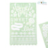 Gingham Garden Stencils / Esténciles de Jardín Gingham Esténciles / Plantillas Crate Paper