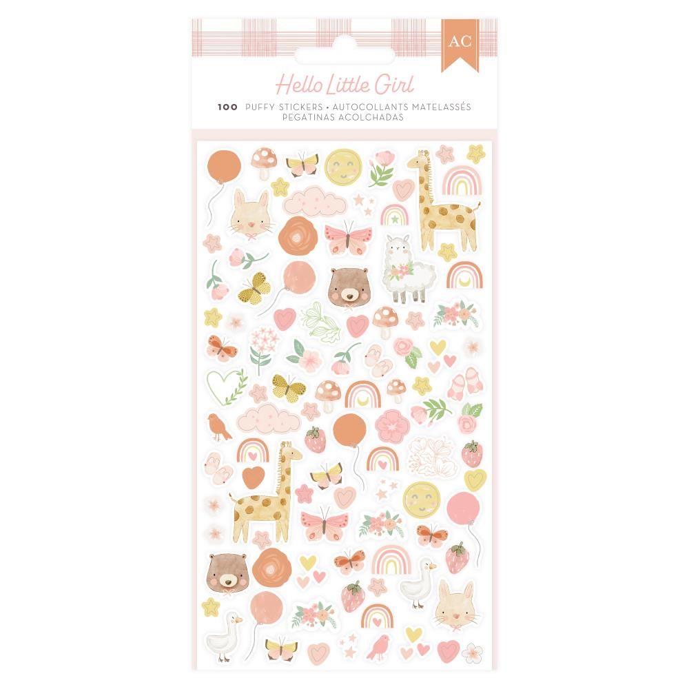 Hello Little Girl Colección Completa Value Pack Papel American Crafts