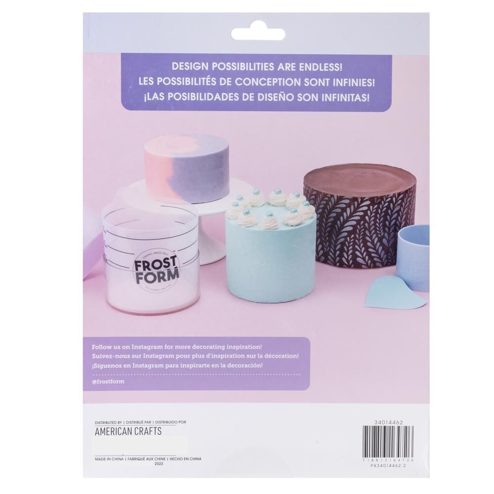 Frost Form Starter Kit 8 in / Kit para Decoración de Pasteles de 20.32 cm Descontinuado American Crafts