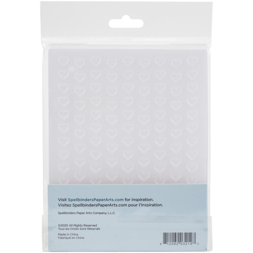 Embossing Folder Heart &amp; Soul / Folder de Grabado Corazón y Alma Descontinuado Spellbinders