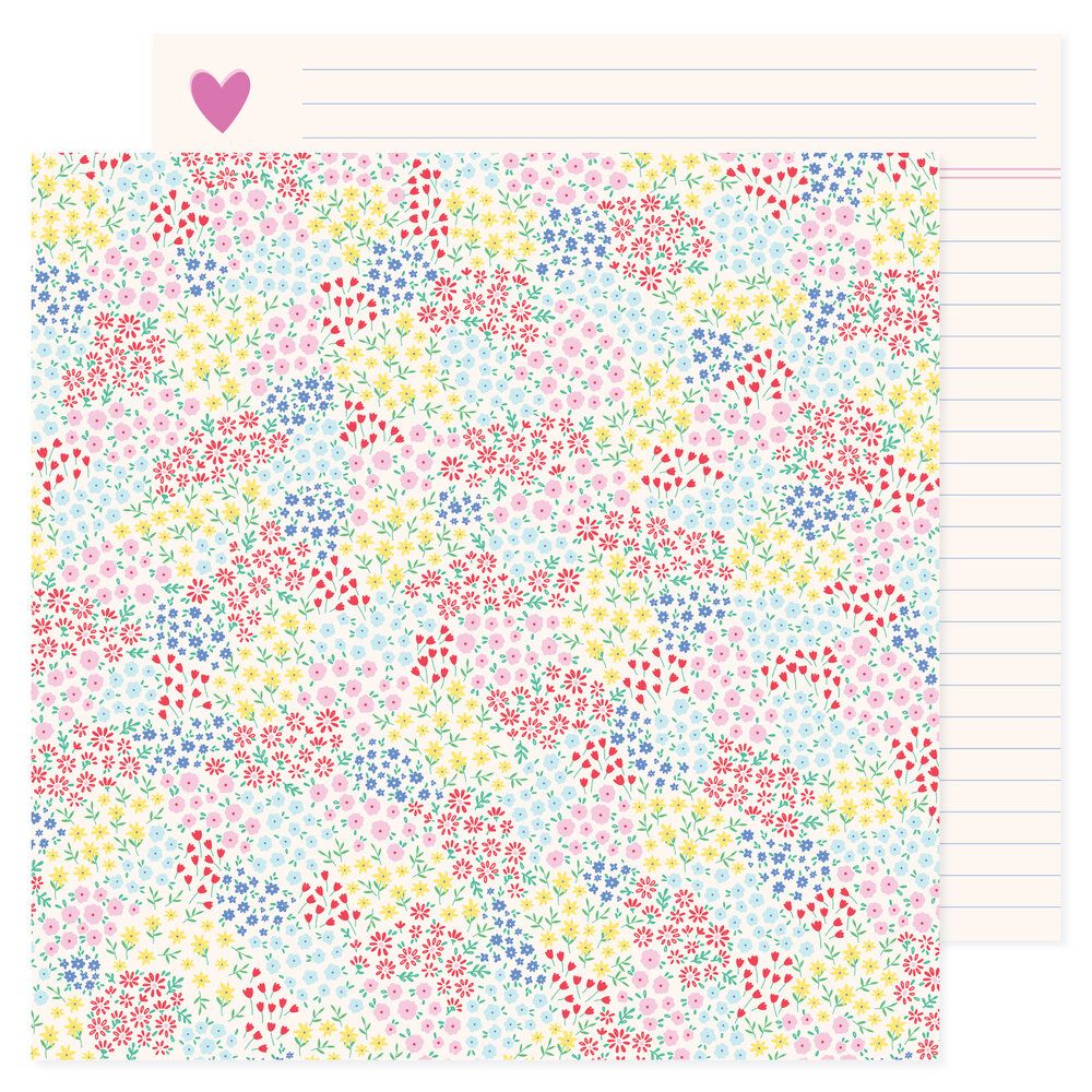 All The Cake Double-Sided Paper Pad 12" / Block de Papel Doble Cara Todo El Pastel Papel Pebbles
