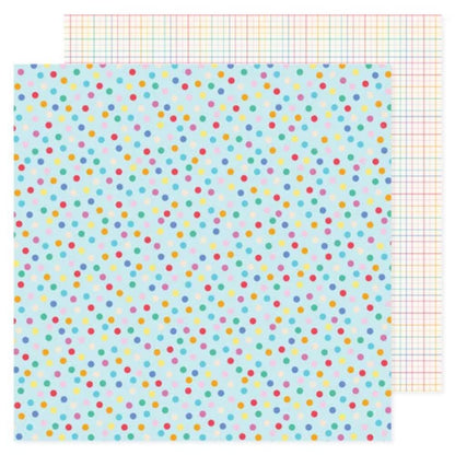 All The Cake Double-Sided Paper Pad 12" / Block de Papel Doble Cara Todo El Pastel Papel Pebbles