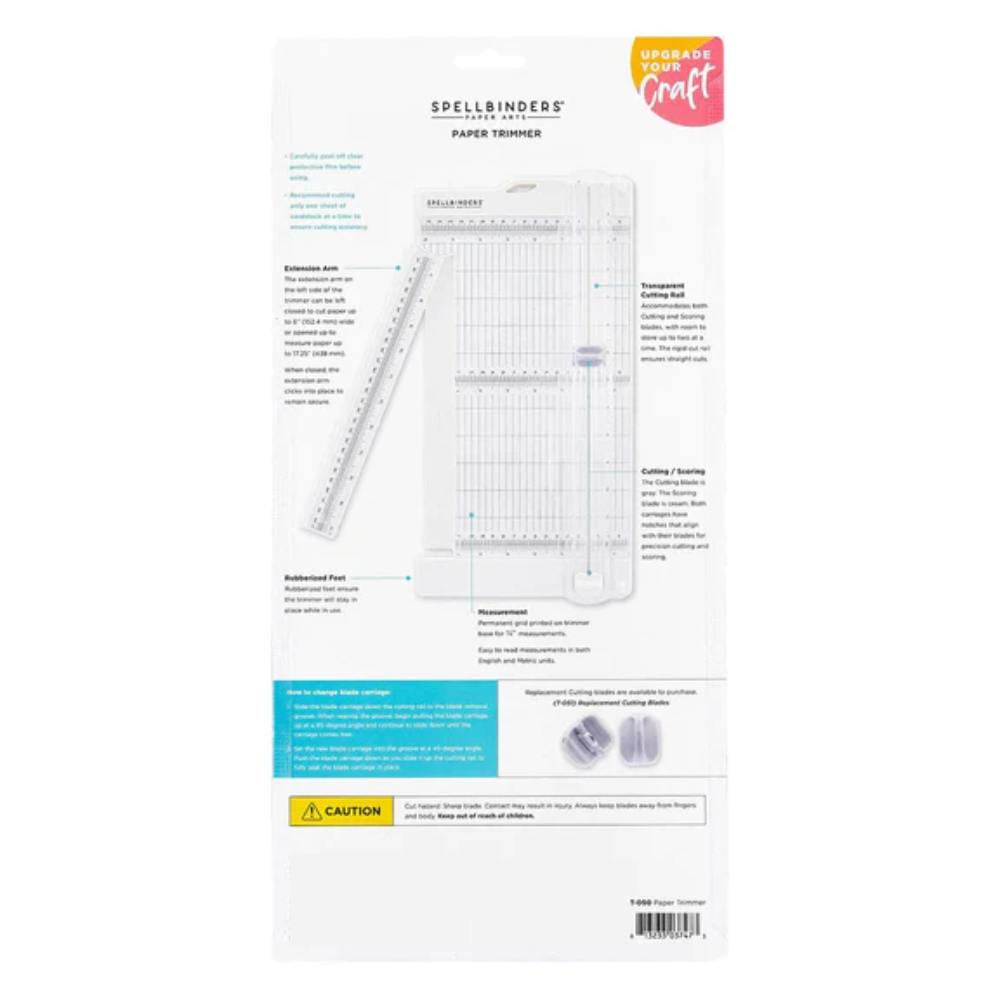 Paper Trimmer &amp; Scorer 12" / Cortadora de Papel Cortadoras / Guillotinas Spellbinders