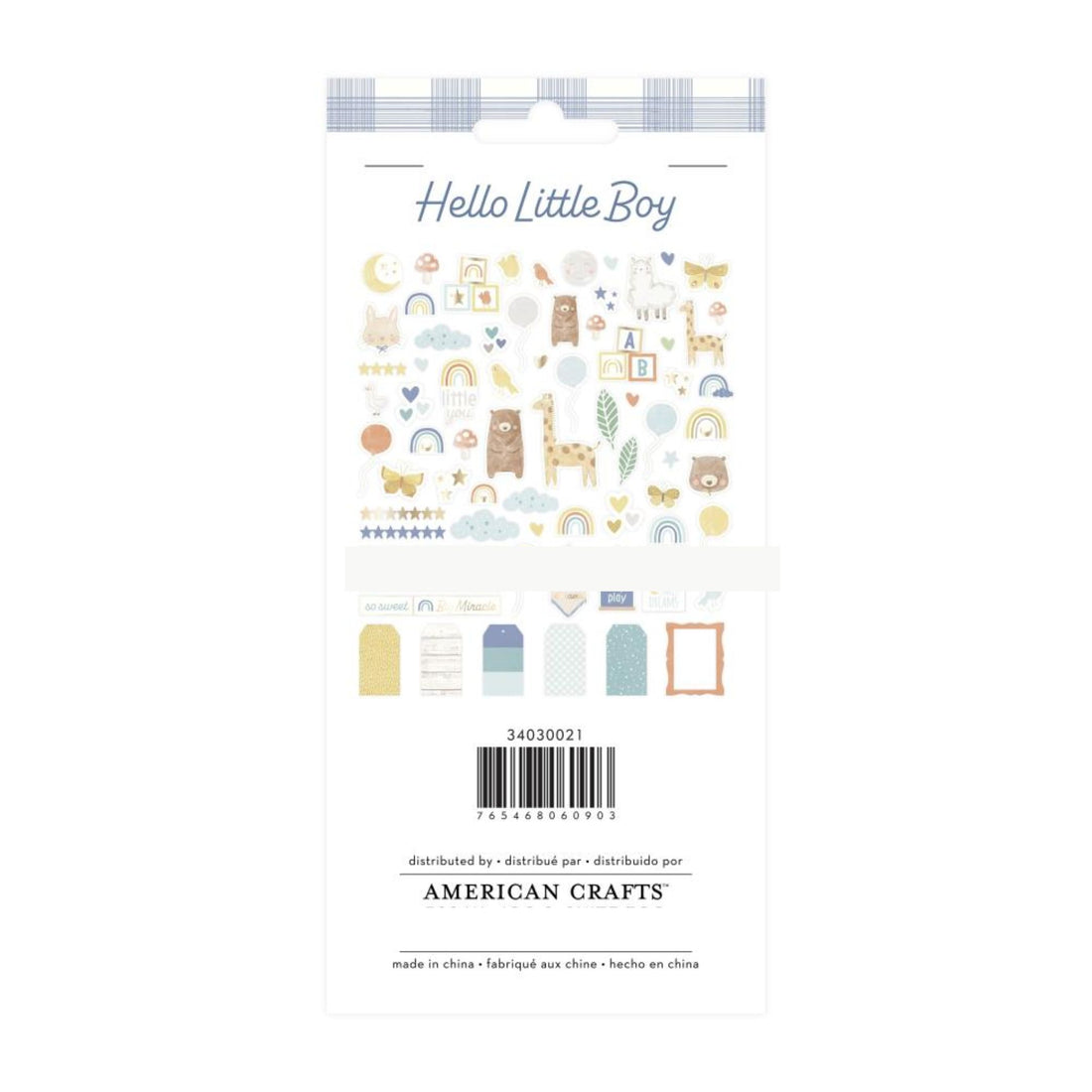 Hello Little Boy Colección Completa Value Pack Papel American Crafts