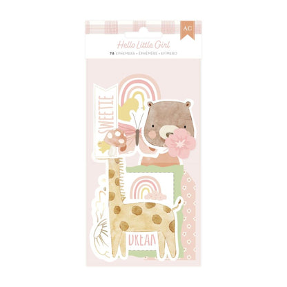 Hello Little Girl Colección Completa Value Pack Papel American Crafts