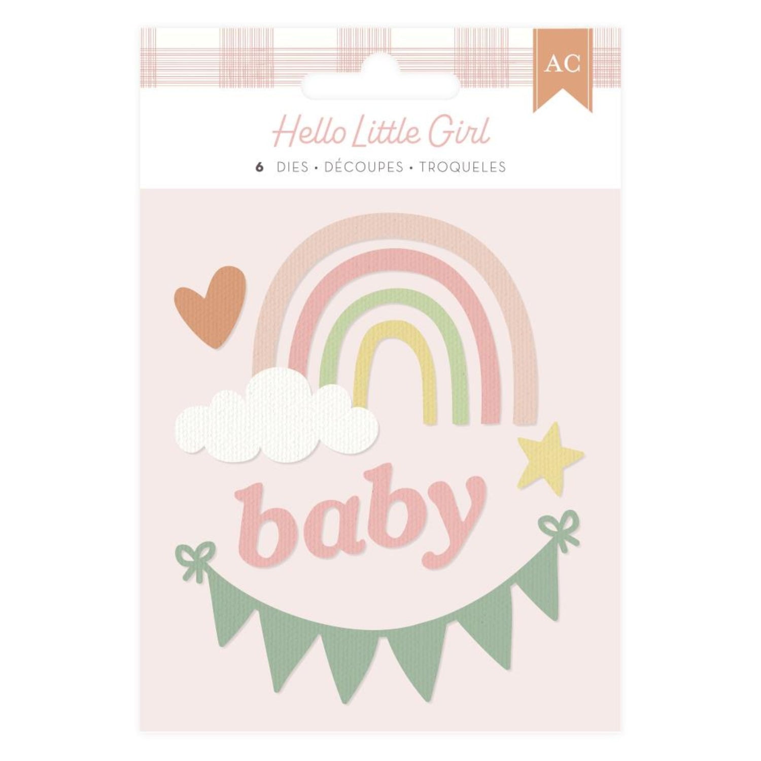 Hello Little Girl Colección Completa Value Pack Papel American Crafts