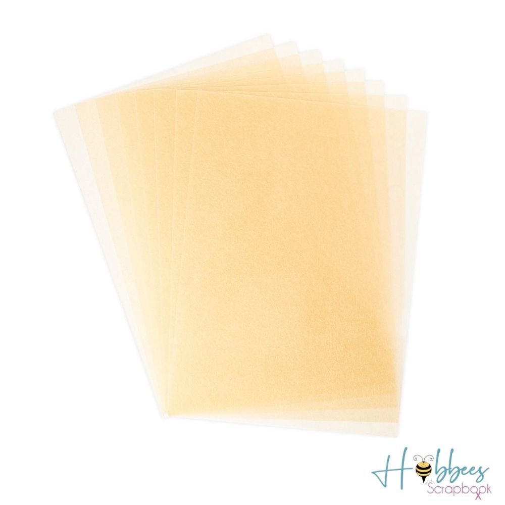 Shrink Plastic Sheets Gold 8.5 x 11" / Hojas de Película Encogibles Oro Acetato y Especializados Sizzix