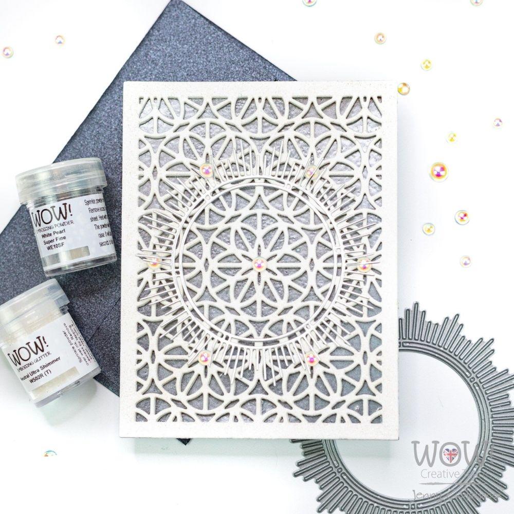 Neutral Ultra Shimmer Embossing Powder / Polvo de Embossing Tornasol Descontinuado Wow!