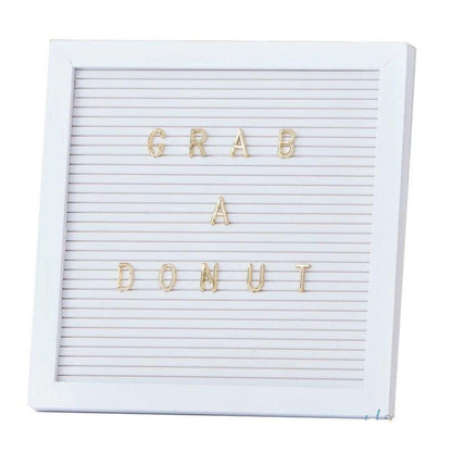 DC Letterboard 1/2" Letters Gold / Letras Doradas Para Tablero Tableros DCWV