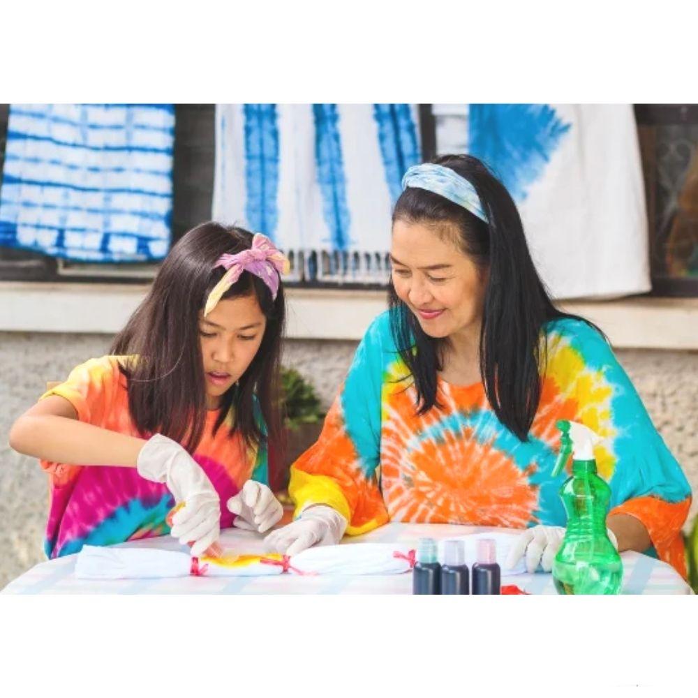 Tie Dye Kit 82 pz / Kit para Teñido Textil con Caja de Regalo Descontinuado American Crafts