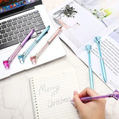 Set de 4 Plumas con Gema Caligrafía plumas Hobbees