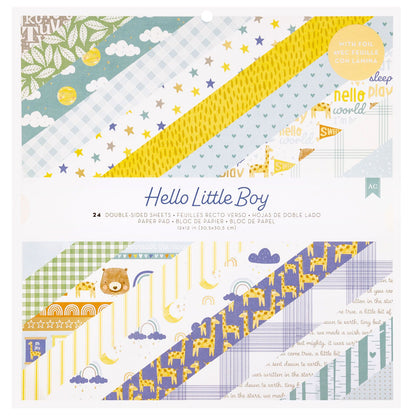Hello Little Boy Colección Completa Value Pack Papel American Crafts