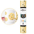 Glitter Polka Dots Gold Vinyl /  Vinil Adhesivo Lunares Champagne Viniles Teckwrap