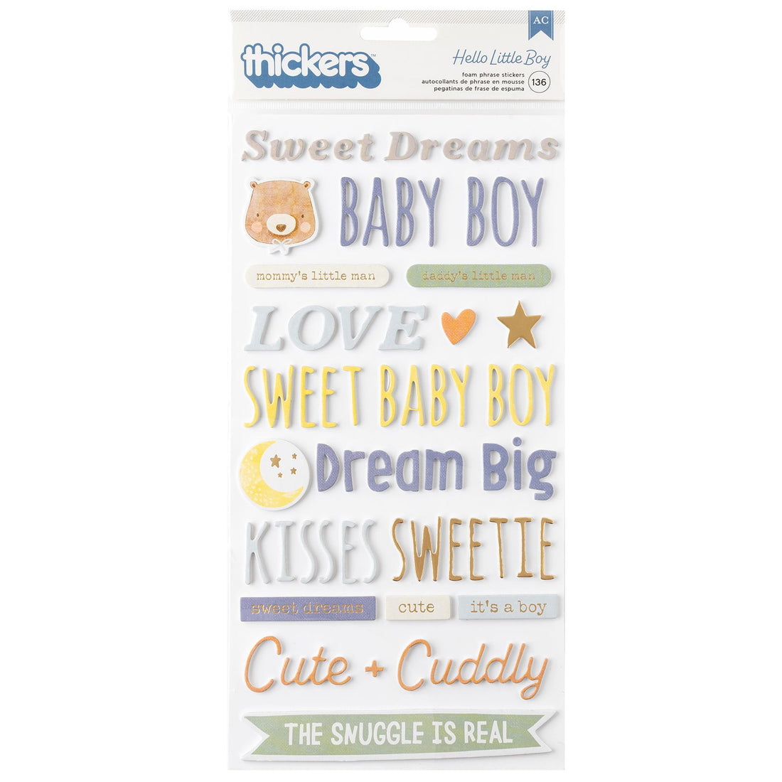 Hello Little Boy Colección Completa Value Pack Papel American Crafts
