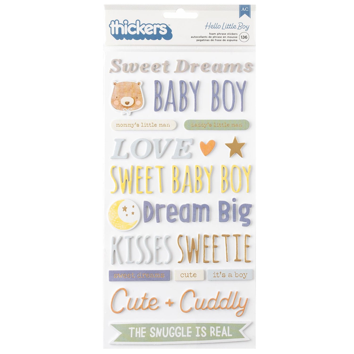 Hello Little Boy Colección Completa Value Pack Papel American Crafts