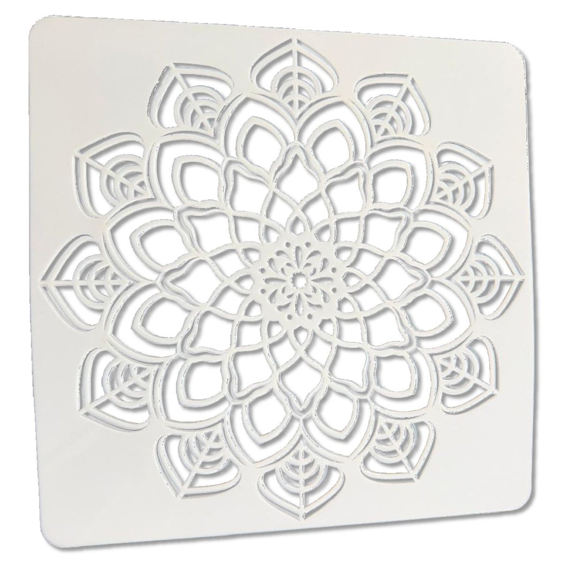 Plantilla Esténcil Mandala Encaje Floral 12" Esténciles / Plantillas Hobbees