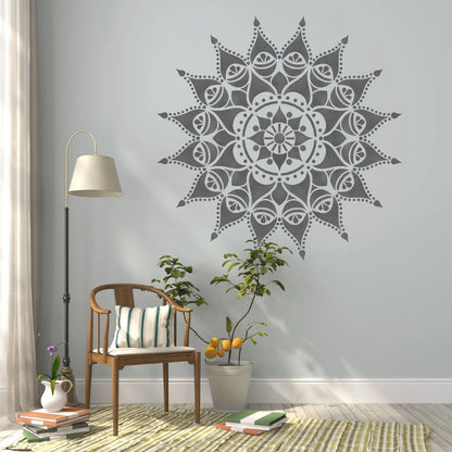 Plantilla Esténcil Mandala Espiral 12" Esténciles / Plantillas Hobbees
