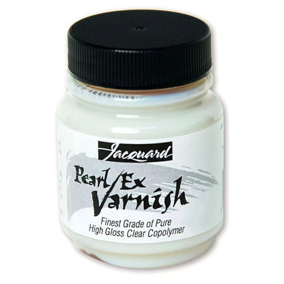 Pearl Ex Varnish / Barníz Copolimérico Alto Brillo Medios Mixtos y Pastas Texturizadoras Jacquard