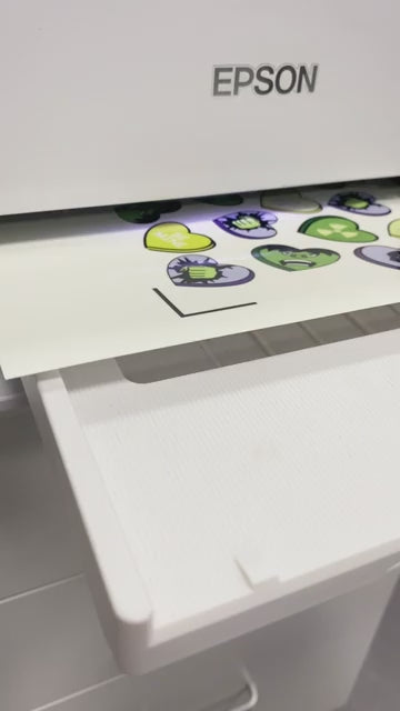 Glow in the Dark Inkjet Printable Sticker Vinyl / Vinil Adhesivo Imprimible Brilla en la Oscuridad Viniles Teckwrap