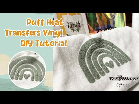 Puff HTV Lilac / Vinil Termoadhesivo Puff 3D Lila Viniles Teckwrap