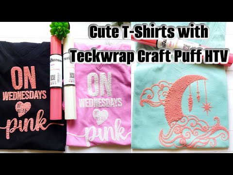 White Puff Heat Transfer Vinyl / Vinil Termoadhesivo 3D Blanco Viniles Teckwrap