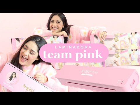 Laminadora para Foil Team Pink Color Baby Pink Máquinas Angie Guerra