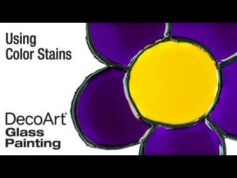 Stained Glass Paint Dark Lead / Plomo Líquido para Vidrio Vitral DecoArt