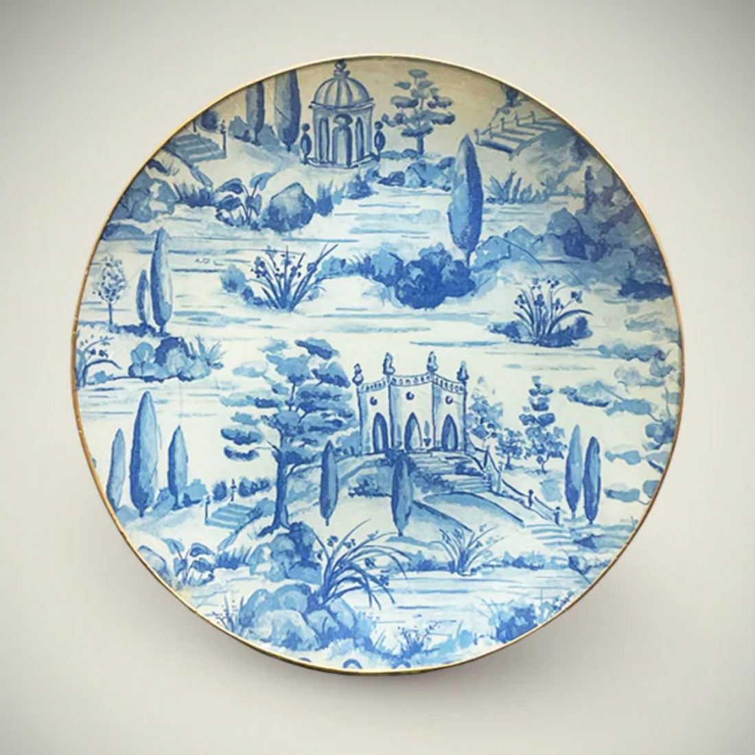 6 Platos de Vidrio Redondos Estilo Europeo para Decoupage 30cm Decoupage Decorakel