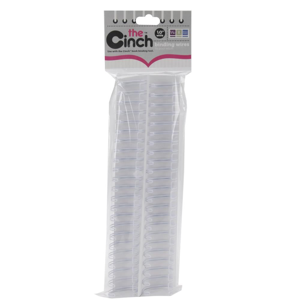Cinch Bind Silver Wire 2.5 Cm / Arillos Metálicos para Engargolar Plateados 1" - 2.54cm Arillos para Engargolar We R Memory Keepers