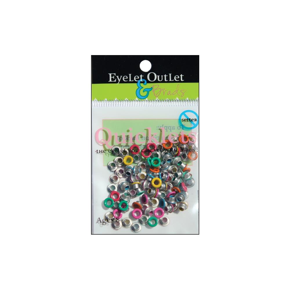 84 Quicklets Summer 2 Eyelets / Ojillos Colores de Verano Adornos / Embellishments Eyelet Outlet