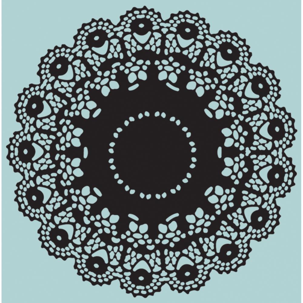 Tim Holtz Doily Embossing Folder / Folder de Grabado Blonda Descontinuado We R Memory Keepers