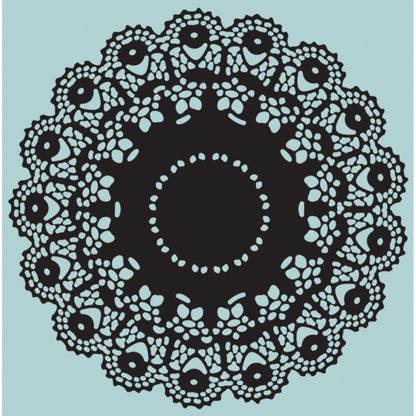 Tim Holtz Doily Embossing Folder / Folder de Grabado Blonda Descontinuado We R Memory Keepers
