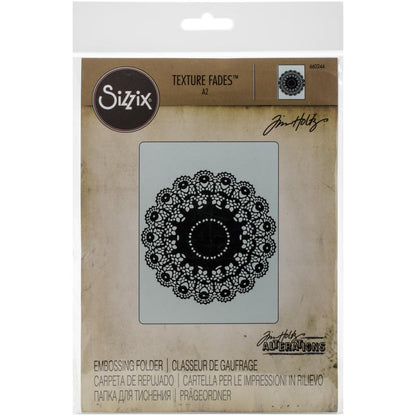 Tim Holtz Doily Embossing Folder / Folder de Grabado Blonda Descontinuado We R Memory Keepers