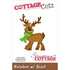 Reindeer W/Scarf Die / Suaje de Venado con Bufanda Descontinuado Cottage Cutz