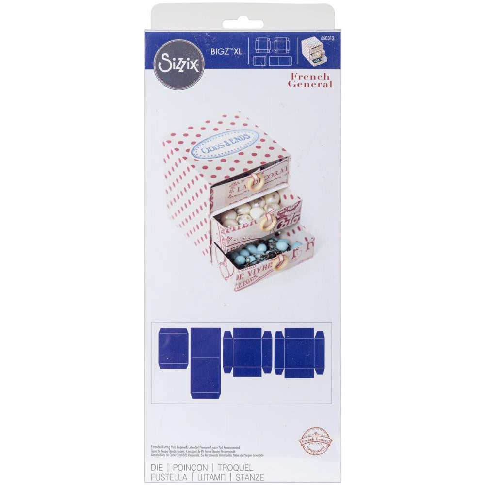 Bigz XL box With Drawer/ Suaje de Corte Caja con Cajón Descontinuado Sizzix