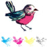 CMYK Bird Stamps / Sellos de Polímero para usarse en Capas Descontinuado We R Memory Keepers