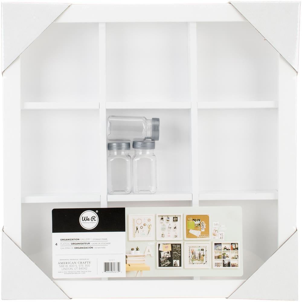 Organization Gallery Shadow Box Frame / Organizador de Pared Descontinuado We R Memory Keepers