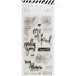 Only You Words & Icons Clear Stamps / Sellos de Polímero de Flores y Frases Descontinuado Heidi Swapp