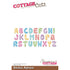 Stitched Alphabet Die / Suaje de Abecedario Dados de Corte / Suajes / Troqueles Cottage Cutz