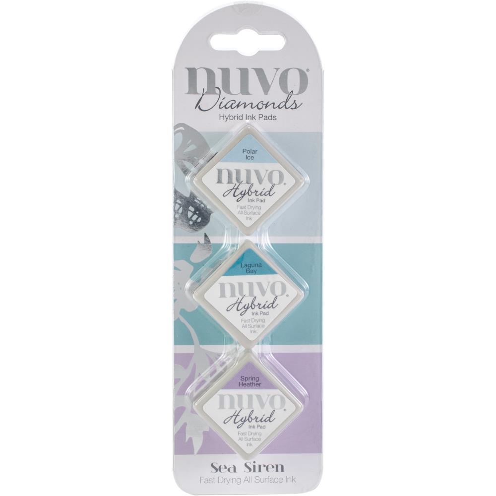 Diamond Hybrid Ink Pads Sea Siren / Set de Tintas para Sellos Descontinuado Nuvo