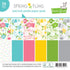 Paper Pad Spring Fling / Block de Papel Primaveral 6" Descontinuado Lawn Fawn