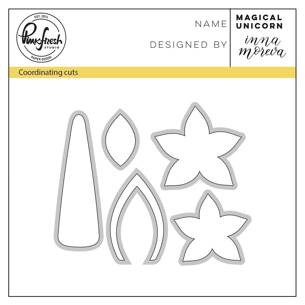 Magical Unicorn Die / Suaje de Unicornio Mágico Descontinuado Pinkfresh Studio