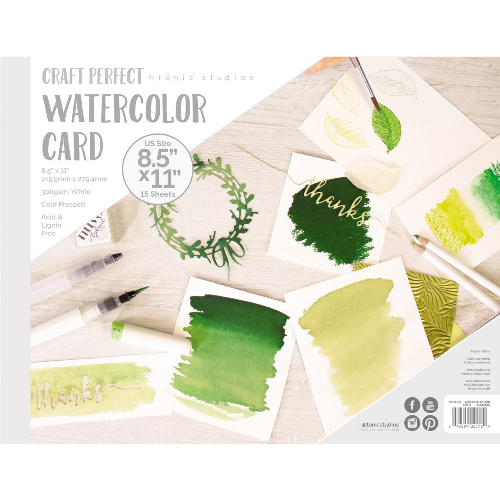 Watercolor Pad 8.5x11 / Papel para Acuarela Descontinuado Tonic Studios