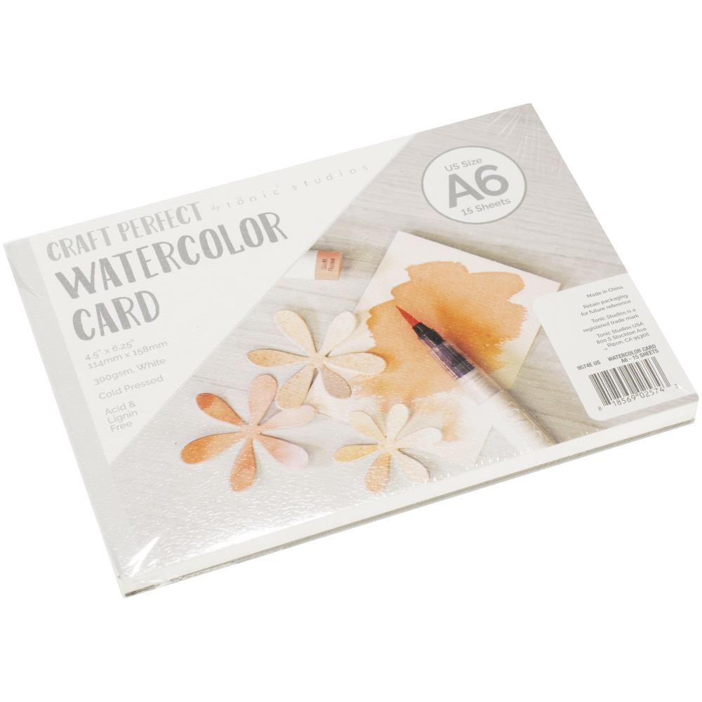 A6 Watercolor Pad / Block de Papel para Acuarela Descontinuado Tonic Studios