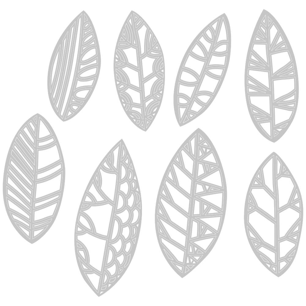 Thinlits Dies By Tim Holtz Cut-Out Leaves / Suajes de Hojas Descontinuado Sizzix