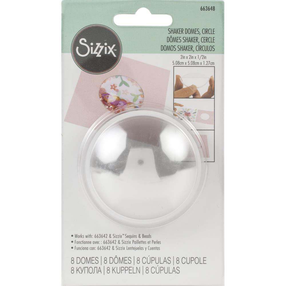 Shaker Domes Circle 2" / Domos 3D de 5cm Adornos / Embellishments Sizzix